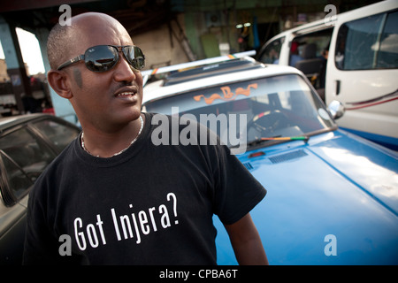 Merkato - Centro di Addis Abeba, in Etiopia. Foto Stock