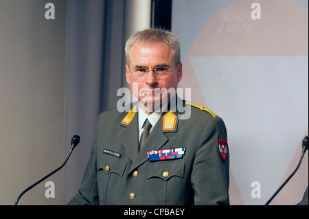 Il nominato nuovo direttore generale dell'Unione europea personale militare (EUMS) Principali generale Wolfgang Wosolsobe Foto Stock