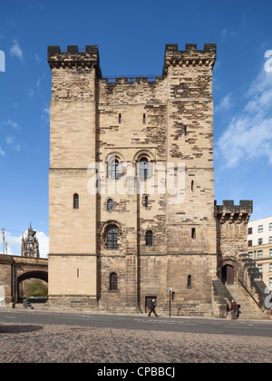 Castle Keep, vecchio Newcastle upon Tyne Foto Stock