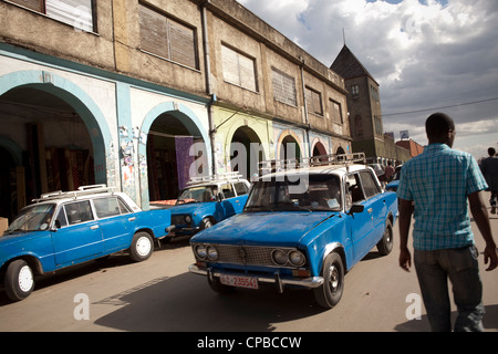 Merkato - Centro di Addis Abeba, in Etiopia. Foto Stock