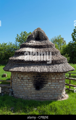 Edifici in Cosmeston Lakes Country Park Borgo Medievale Foto Stock