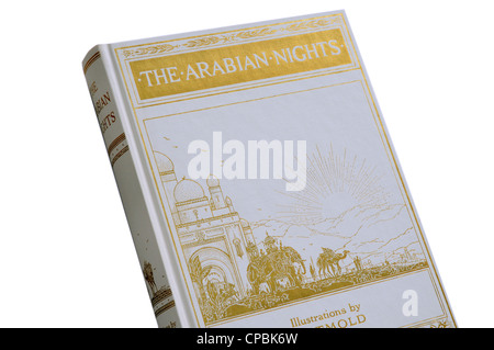 Una copertina rigida con società Folio copia dell'Arabian Nights Foto Stock