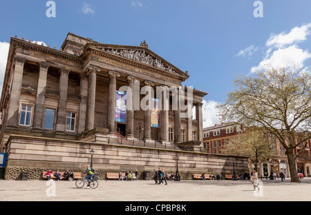 La Harris Galleria d'arte e museo in luogo di mercato Preston. Foto Stock