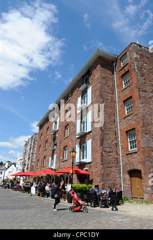 Exeter Quay, Exeter, Devon, Regno Unito Foto Stock