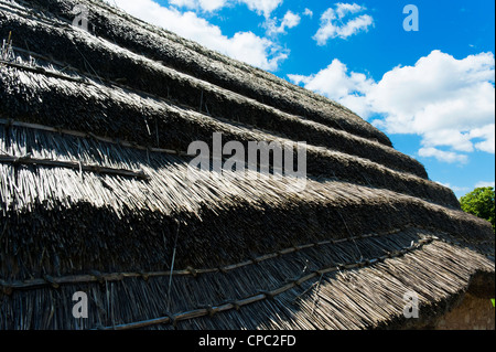 Edifici in Cosmeston Lakes Country Park Borgo Medievale Foto Stock