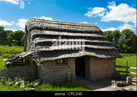 Edifici in Cosmeston Lakes Country Park Borgo Medievale Foto Stock