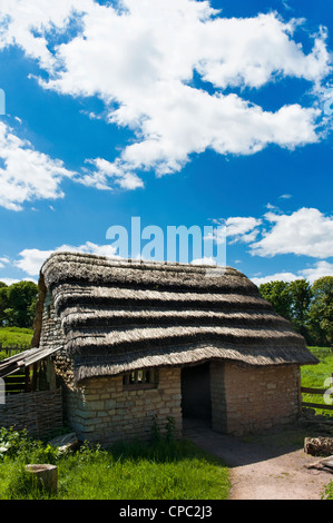 Edifici in Cosmeston Lakes Country Park Borgo Medievale Foto Stock