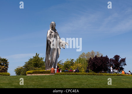 Acciaio inossidabile statua della Vergine Maria Foto Stock