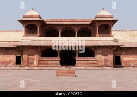 Fatehpur Sikri è una città e un'amministrazione comunale in Agra.. Foto Stock
