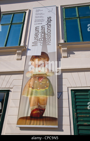 Museo delle relazioni interrotte esterno Grad la città vecchia Zagabria Croazia Europa Foto Stock