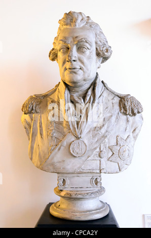 Busto di Adminral Adam Duncan, primo Visconte Duncan 1731-1804 da Sir Francis Chantrey (1781-1841) - Queen's House, Greenwich - Londra, Inghilterra Foto Stock