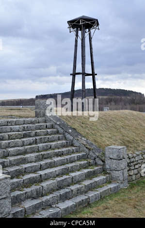 tedesco, campo di concentramento, Gross-Rosen, dolnoslaskie, polonia, campo di concentramento, Gross-Rosen vicino a Strzegom, Rogoznica, Foto Stock