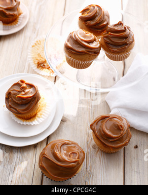 Piatto di dulce de leche tortine Foto Stock