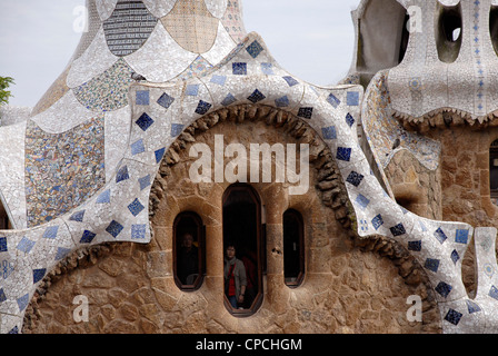 House Park Güell, Barcellona Foto Stock