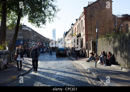 Columbia Road Flower Market Foto Stock