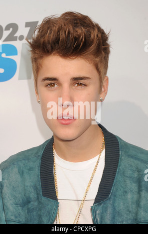 JUSTIN BIEBER US cantante pop nel maggio 2012. Foto di Jeffrey Mayer Foto Stock