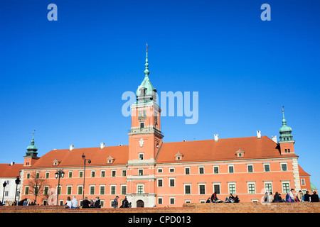 Royal Castle (Polacco: Zamek Krolewski) punto di riferimento storico di Varsavia, Polonia. Foto Stock