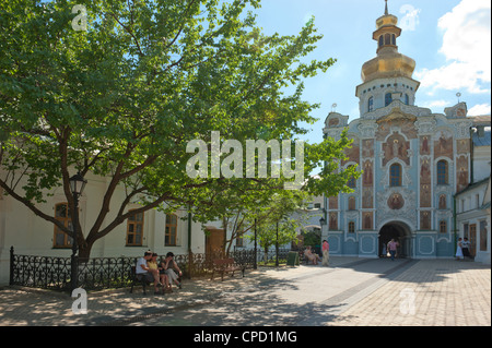 Chiesa di gate della Trinità, Kiev-Pechersk Lavra, Sito Patrimonio Mondiale dell'UNESCO, Kiev, Ucraina, Europa Foto Stock