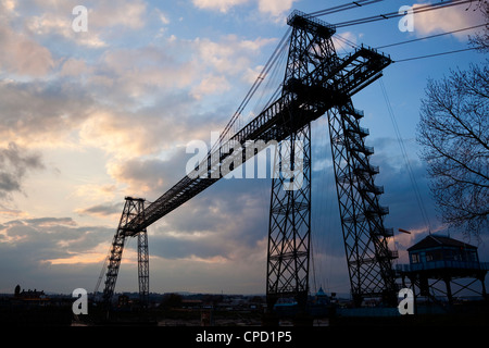 Transporter Bridge, newport gwent, South Wales, Wales, Regno Unito, Europa Foto Stock