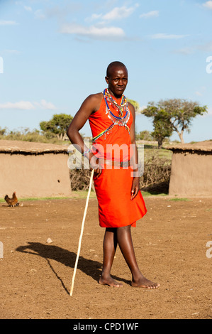 Masai, il Masai Mara, Kenya, Africa orientale, Africa Foto Stock