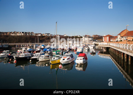 Sunderland Marina, Sunderland, Tyne and Wear, England, Regno Unito, Europa Foto Stock