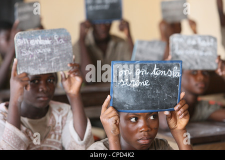 La scuola primaria in Africa, a Lomé, Togo, Africa occidentale, Africa Foto Stock