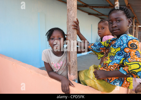 I bambini africani, a Lomé, Togo, Africa occidentale, Africa Foto Stock