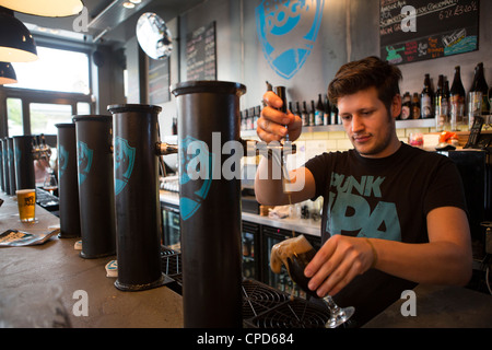 Brew dog Bar Camden Londra Inghilterra REGNO UNITO Foto Stock