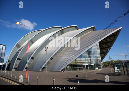 Il Clyde Auditorium presso lo Scottish Exhibition and Conference Centre secc Glasgow Scotland Regno Unito Foto Stock