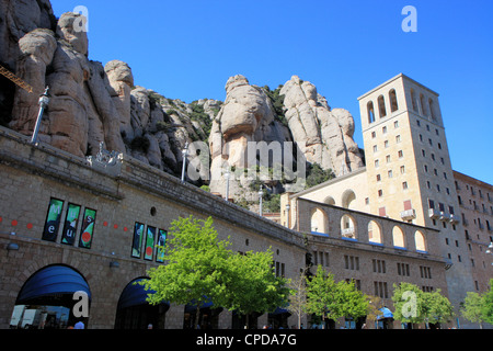 Monserrat abbazia, Catalogna, Spagna Foto Stock