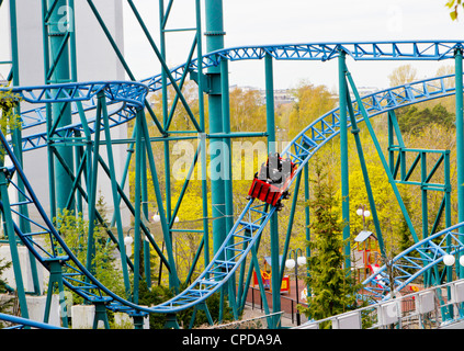 Svuotare rollecoaster van Foto Stock