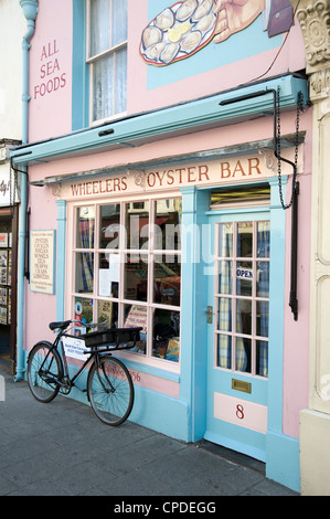 Wheelers oyster bar whitstable kent england Foto Stock