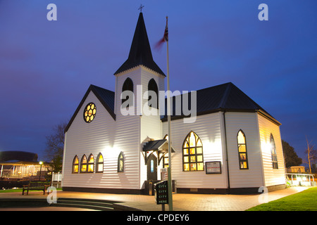 Chiesa norvegese, la Baia di Cardiff, nel Galles del Sud, Wales, Regno Unito, Europa Foto Stock