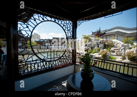 Giardino Cinese, Dunedin, Otago, South Island, in Nuova Zelanda, Pacific Foto Stock