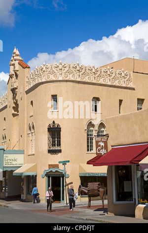 Il Lensic Performing Arts Center, Santa Fe, New Mexico, Stati Uniti d'America, America del Nord Foto Stock