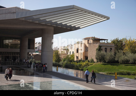 Ingresso al Museo dell'Acropoli di Atene, Grecia, Europa Foto Stock