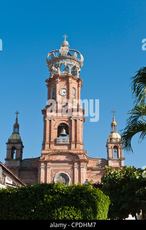 La Signora di Guadalupe la Chiesa a Puerto Vallarta, Jalisco, Messico, America del Nord Foto Stock