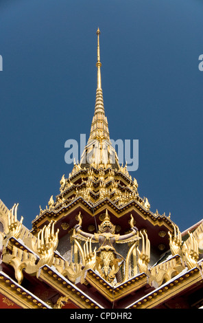 Il Wat Phra Kaeo complessa (Grand Palace complesso), Bangkok, Thailandia, Sud-est asiatico, in Asia Foto Stock