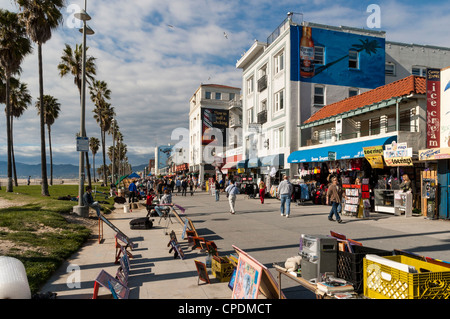 La spiaggia di Venezia, Los Angeles, CA, Stati Uniti d'America Foto Stock
