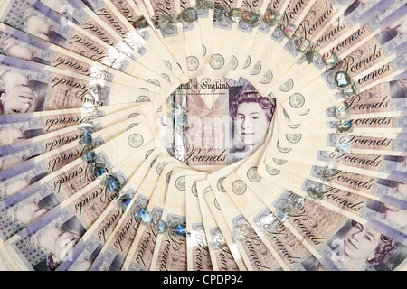 20 o venti pound note Foto Stock