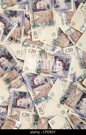 20 o venti pound note Foto Stock