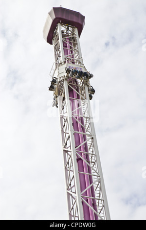 Spazio girato nel Parco divertimenti Foto Stock