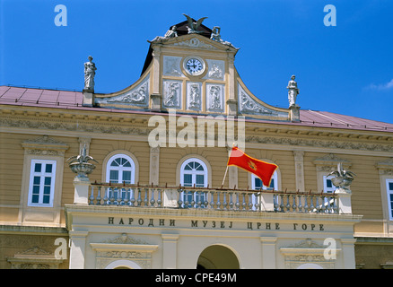 Esterno del Museo Nazionale, Cetinje, Montenegro, Europa Foto Stock