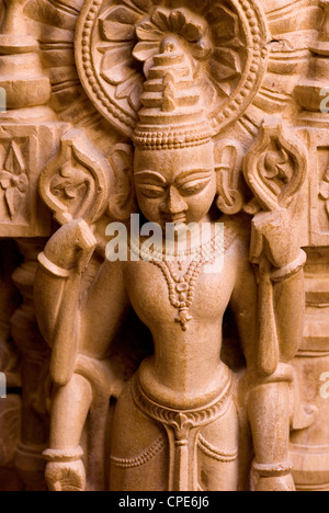 Tempio Jain, Jaisalmer, Rajasthan, India, Asia Foto Stock