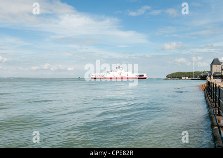 Red Funnel cowes isola di Wight Foto Stock