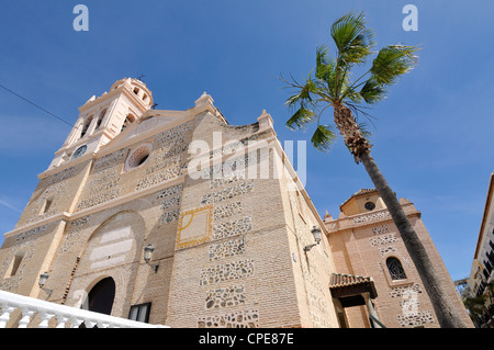 Chiesa di Almunecar, Costa Tropical, provincia di Granada, Andalusia, Spagna, Europa Foto Stock