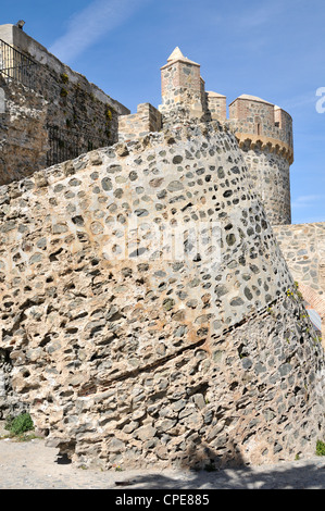 Castello moresco, Almunecar, Costa Tropical, provincia di Granada, Andalusia, Spagna, Europa Foto Stock