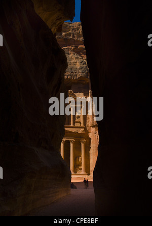 Al Khazneh, il Tesoro, Petra, Giordania Foto Stock