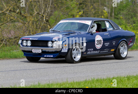 MUTSCHELLEN, Svizzera - 29 aprile: gara Vintage touring car Toyota Celica GT dal 1973 al Grand Prix in Mutschellen, SUI Foto Stock