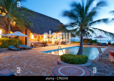 Matemo lodge nell'arcipelago Quirimbas in Mozambico. Foto Stock